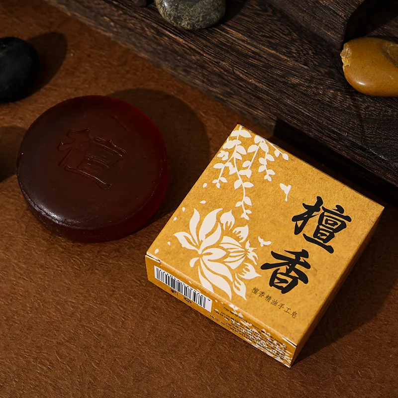 1/3/5pcs 100g Chinese Sandalwo - Essential Oil Soap ulasan dan harga
