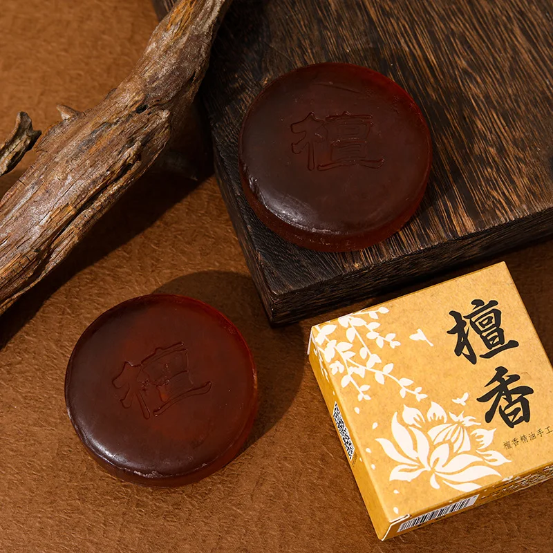 1/3/5pcs 100g Chinese Sandalwo - Essential Oil Soap ulasan dan harga