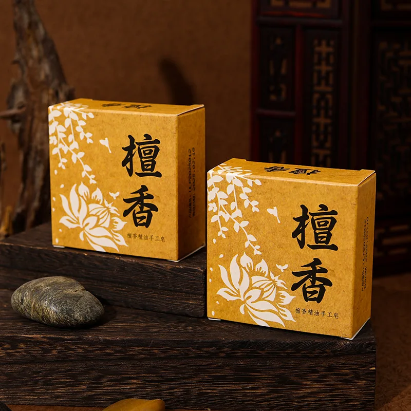 1/3/5pcs 100g Chinese Sandalwo - Essential Oil Soap ulasan dan harga
