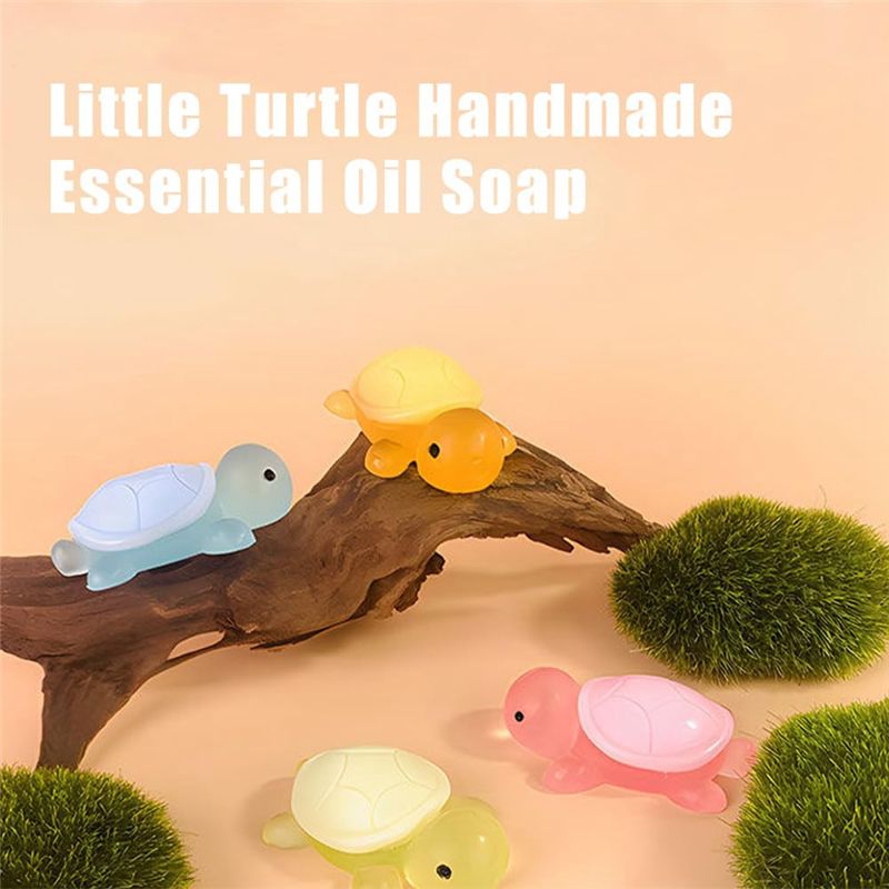 A96K-Little Turtle Handmade Es - Essential Oil Soap ulasan dan harga