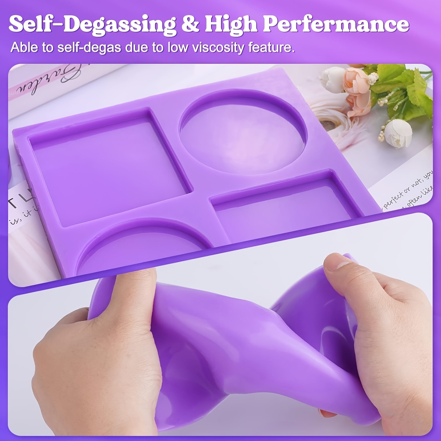 Purple Liquid Silicone Rubber  - Soap Making Ratios ulasan dan harga