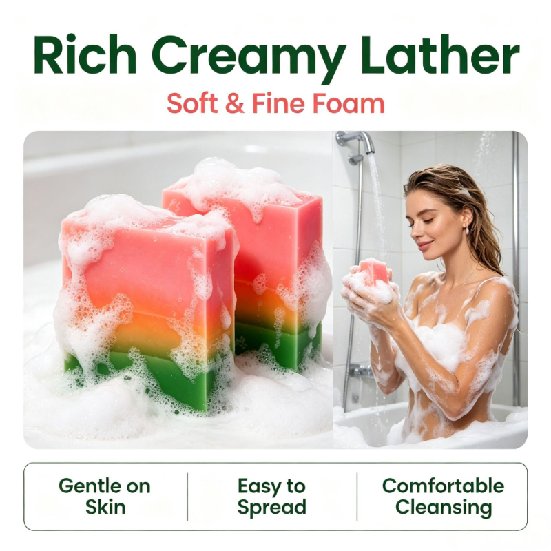 Watermelon Three Color Soap Wi - Essential Oil Soap ulasan dan harga