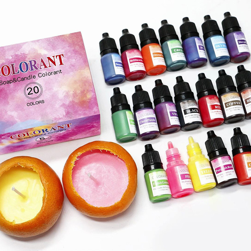 20 colors Candle Wax Pigment L - Soap Making Liquid ulasan dan harga
