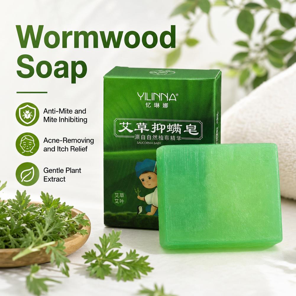 1/2/3/4/5/10PCS Handmade Wormw - Essential Oil Soap ulasan dan harga