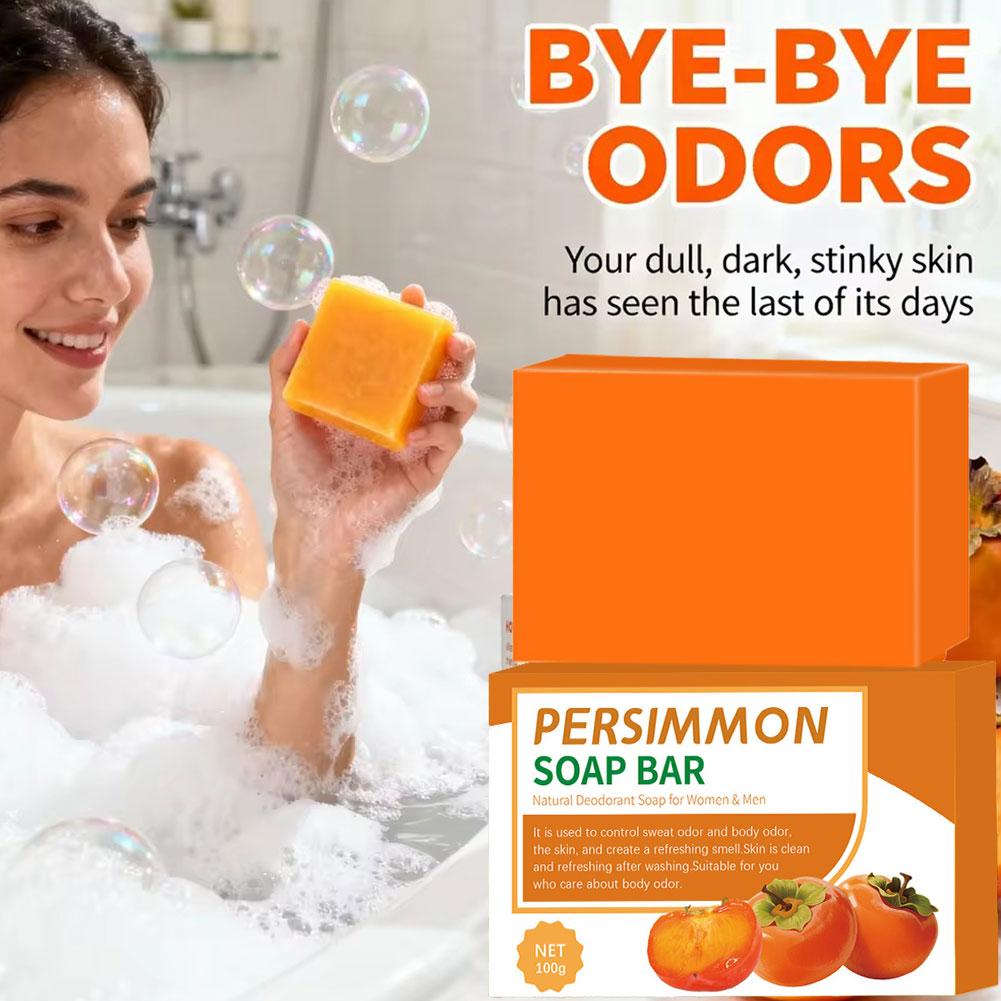 Handmade Persimmon Soap 100g   - Essential Oil Soap ulasan dan harga