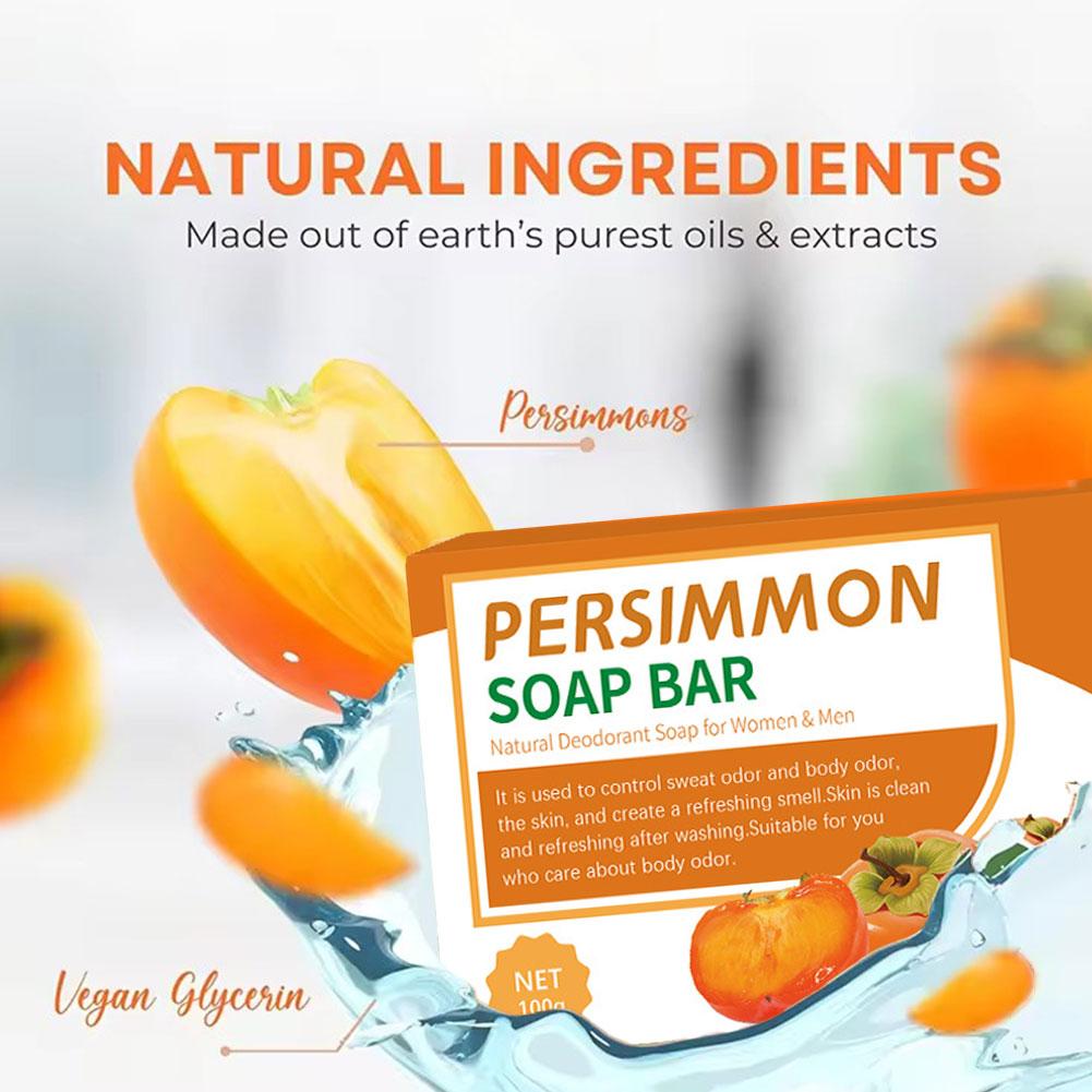 Handmade Persimmon Soap 100g   - Essential Oil Soap ulasan dan harga