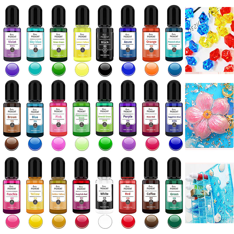 10ml/bottle Epoxy Resin Pigmen - Soap Making Liquid ulasan dan harga