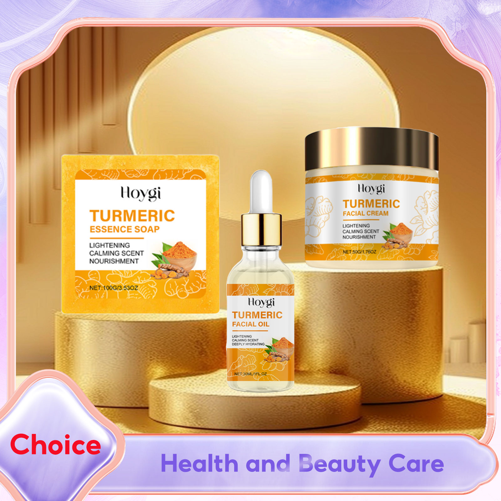 Turmeric Skincare Set Body Soa - Essential Oil Soap ulasan dan harga