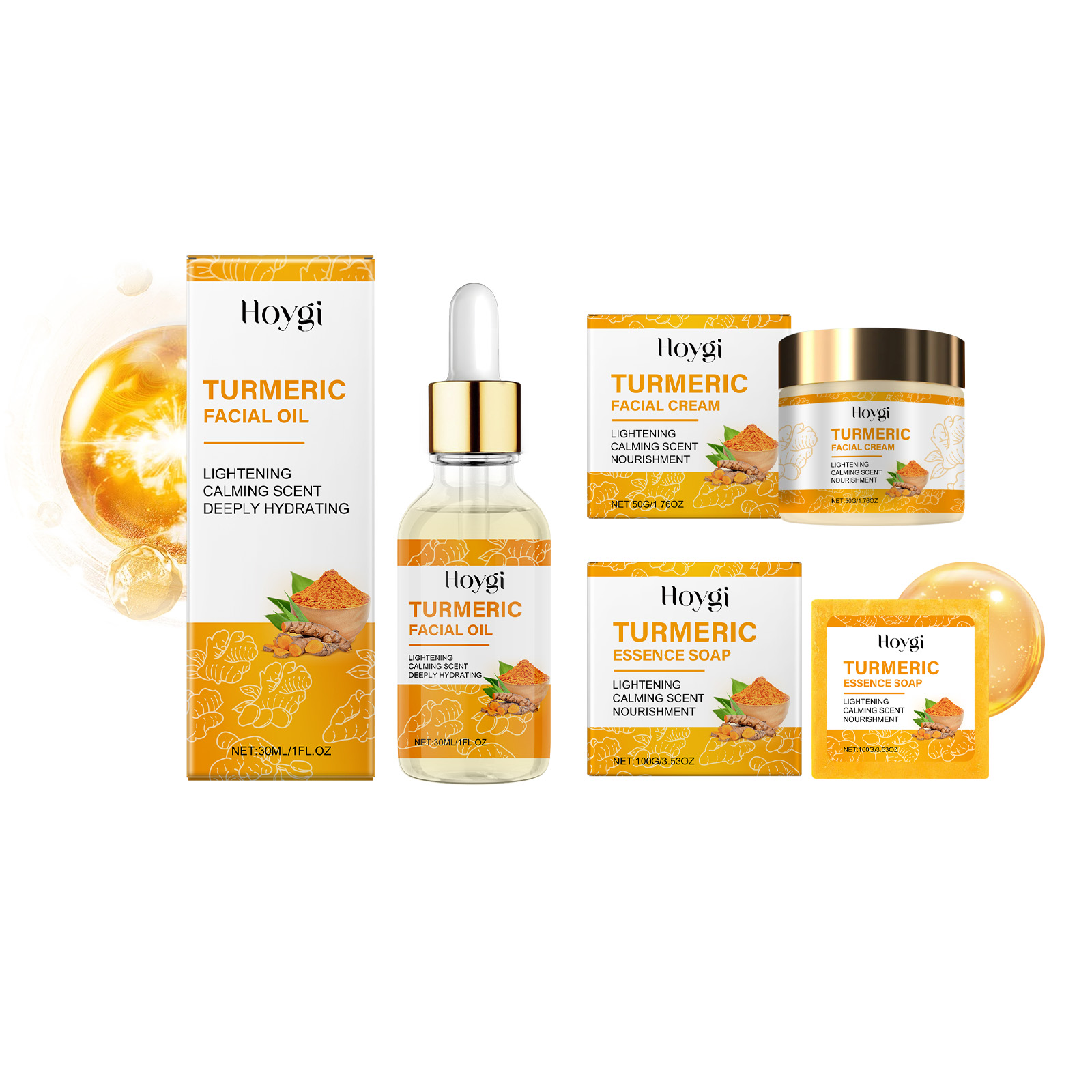 Turmeric Skincare Set Body Soa - Essential Oil Soap ulasan dan harga