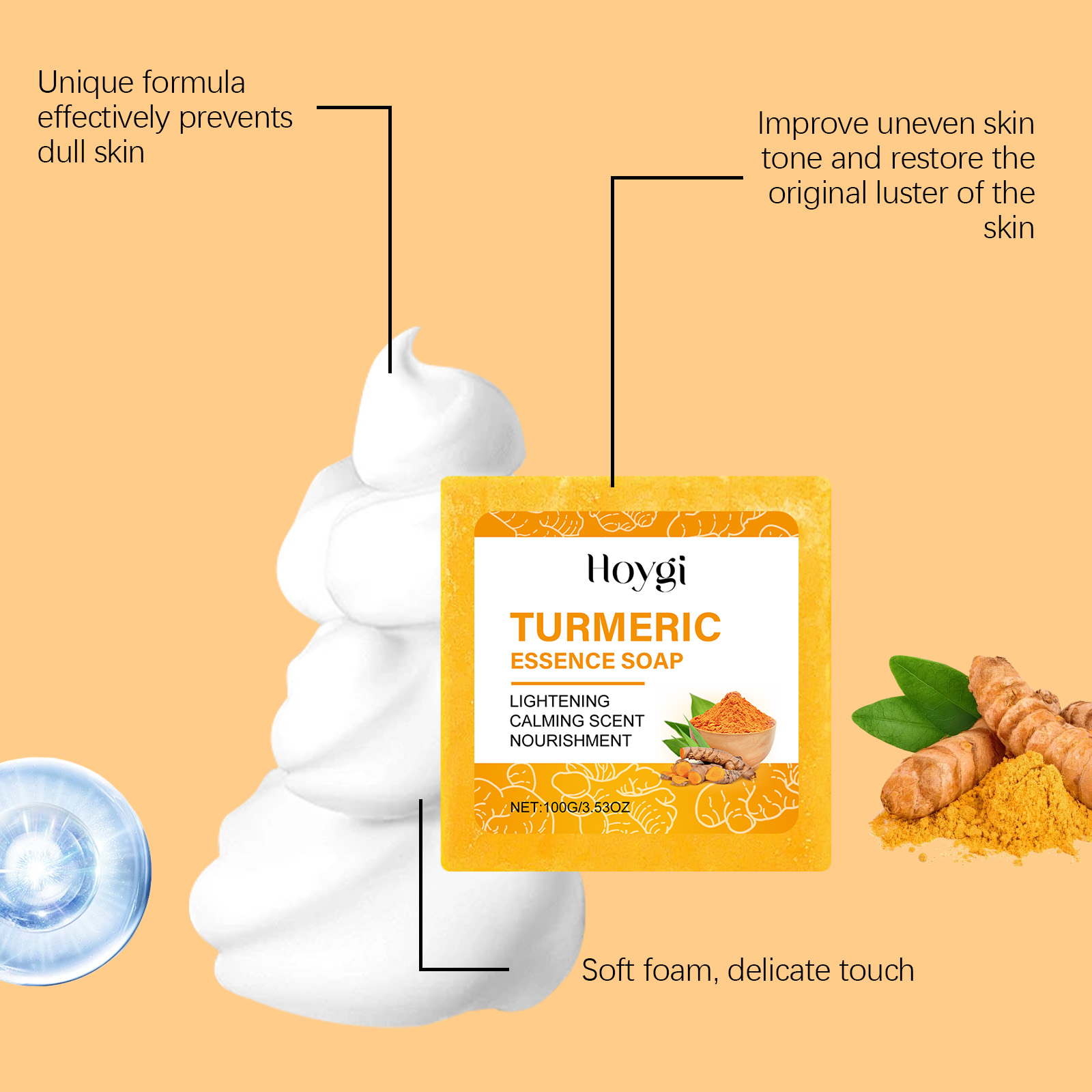Turmeric Skincare Set Body Soa - Essential Oil Soap ulasan dan harga