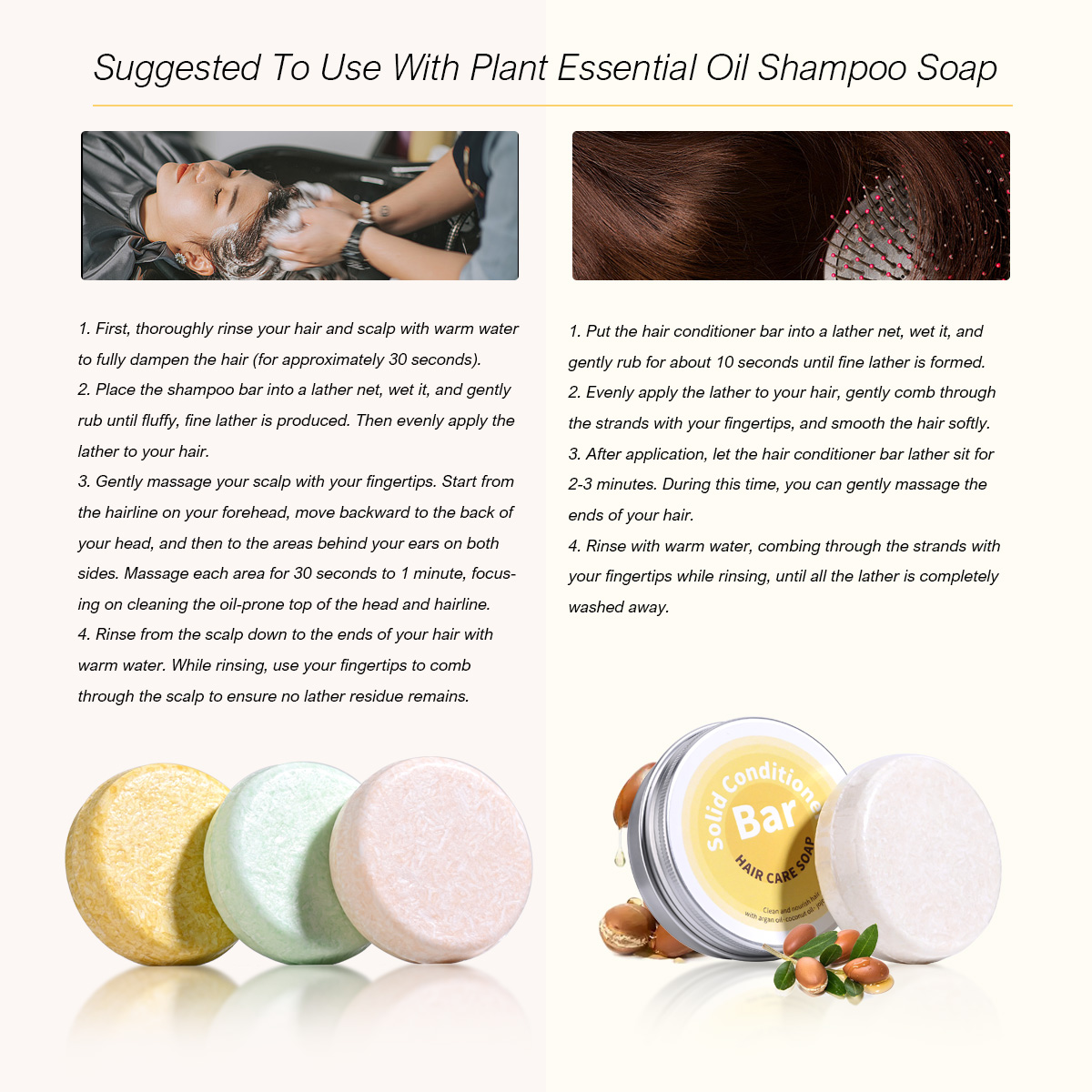 Plant Essential Oil Hair Condi - Essential Oil Soap ulasan dan harga