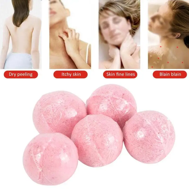 5pcs Bath Salts Ball Handmade  - Essential Oil Soap ulasan dan harga